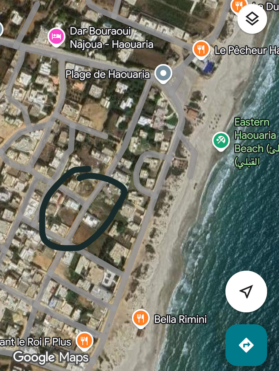 Terrain de 600 m2 a chatt el guebli