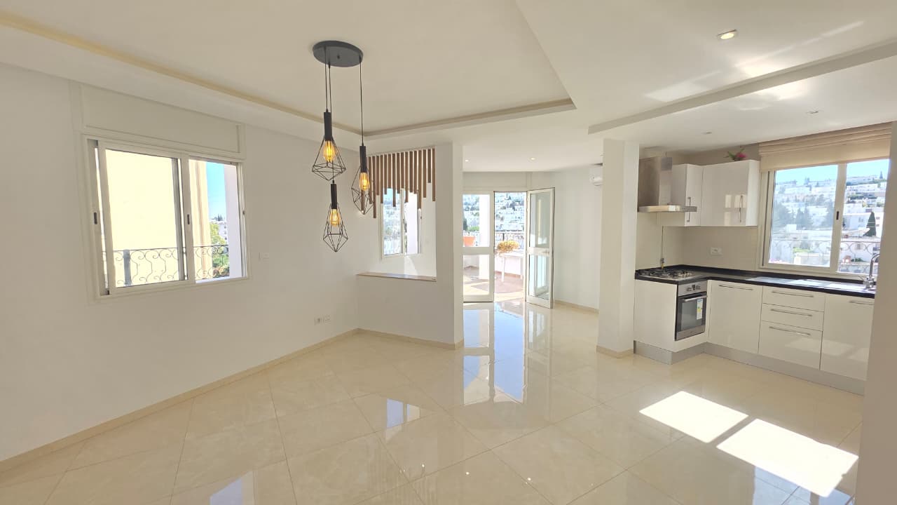 Appartement s2 avec terrasse a menzah 7bis