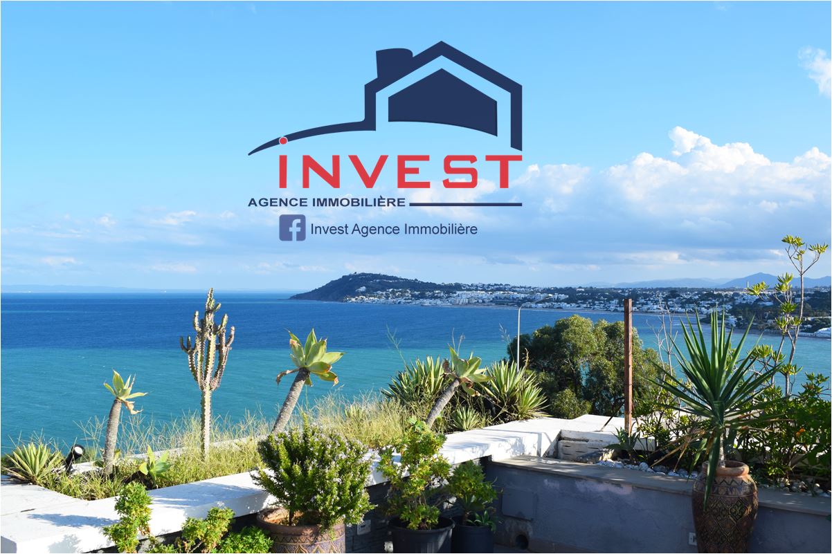 Villa de prestige à gammarth avec vue mer