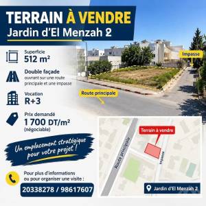un terrain jardin del ref433a