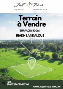 Terrain riadh landalous ref373a