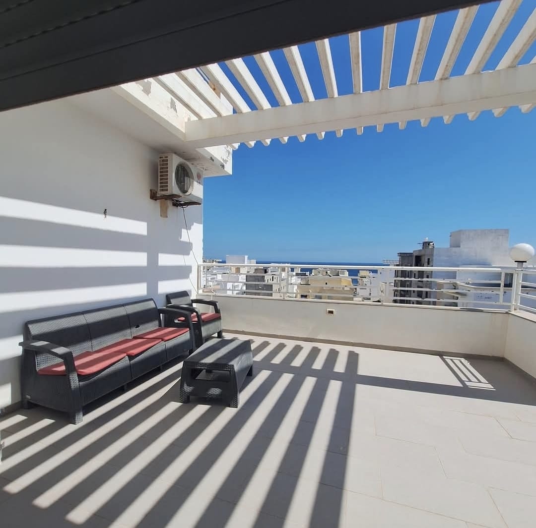 A penthouse s3 vue mer a tantana kantaoui