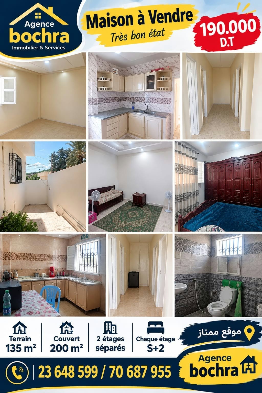 Maison 2 etages separe