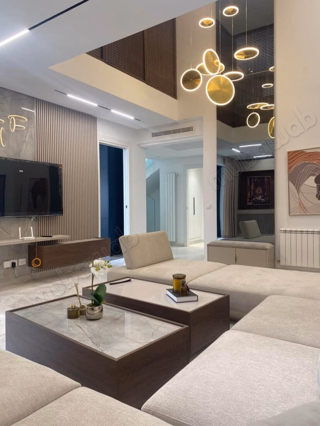 A louer un beau duplex meublé jamais habité au jardin de carthage très b