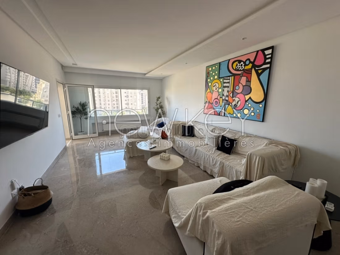 Appartement S3 meublé à louer aux Jardins de Carthage