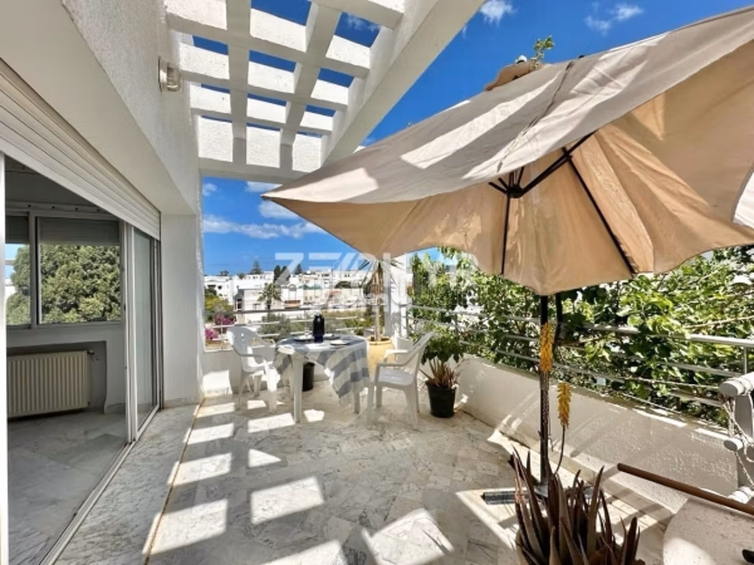 A louer Appartement S3 meublé à La Marsa
