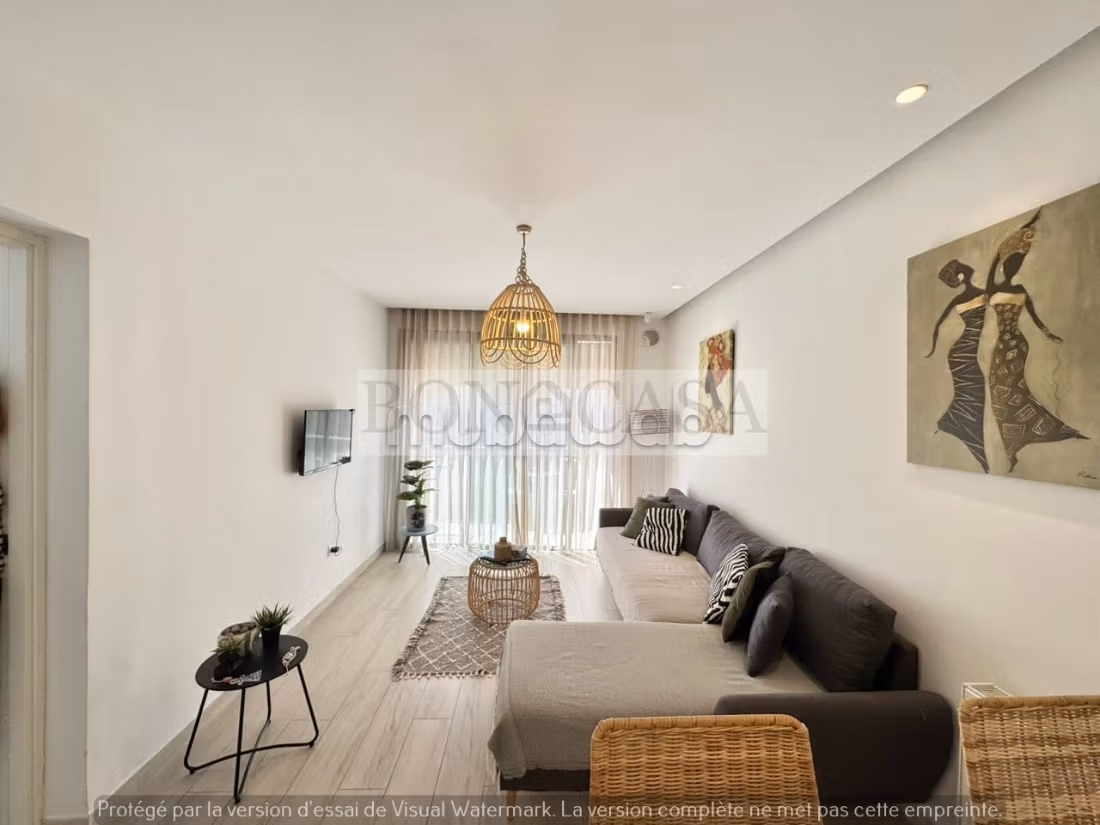 S1 Meublé avec terrasse à louer à la Marsa