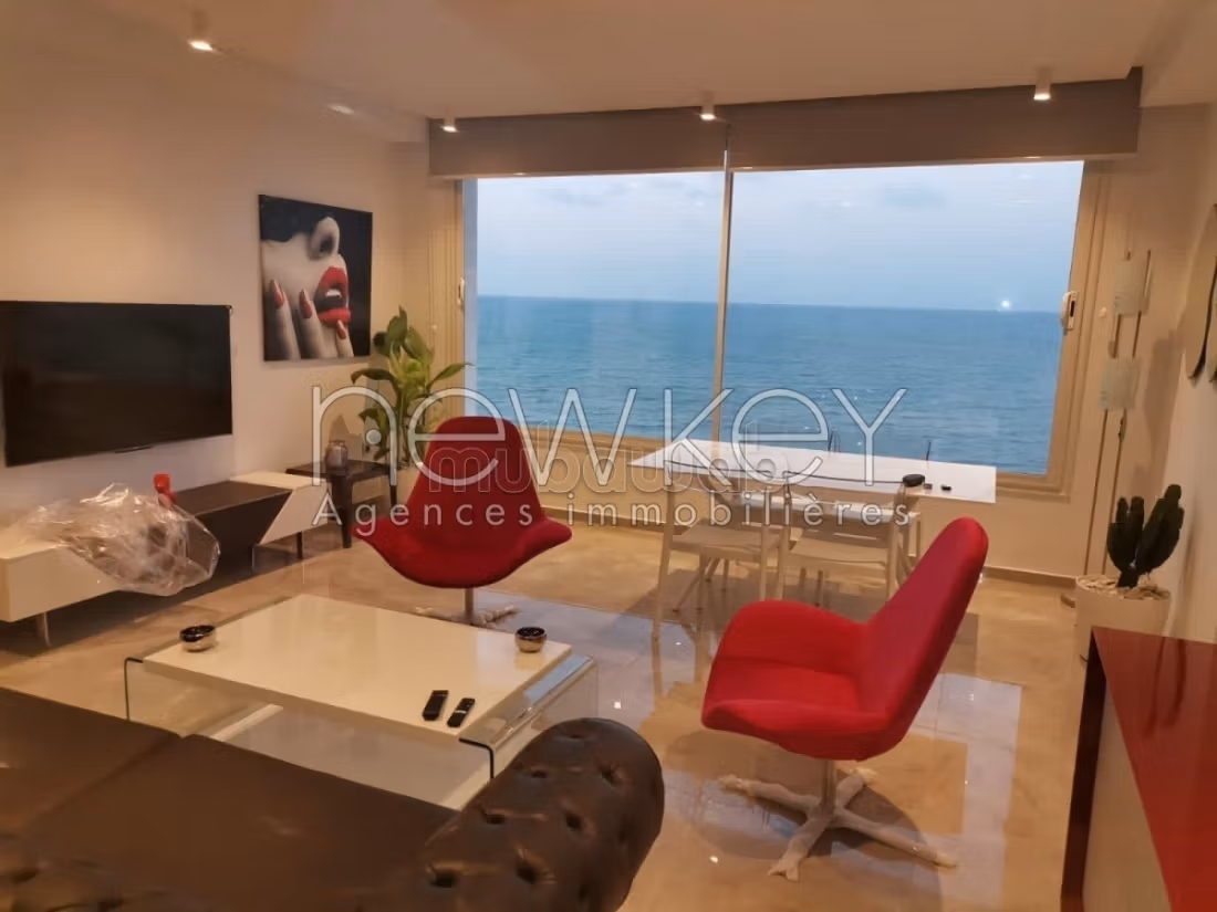 S2 meublé vue mer à Gammarth