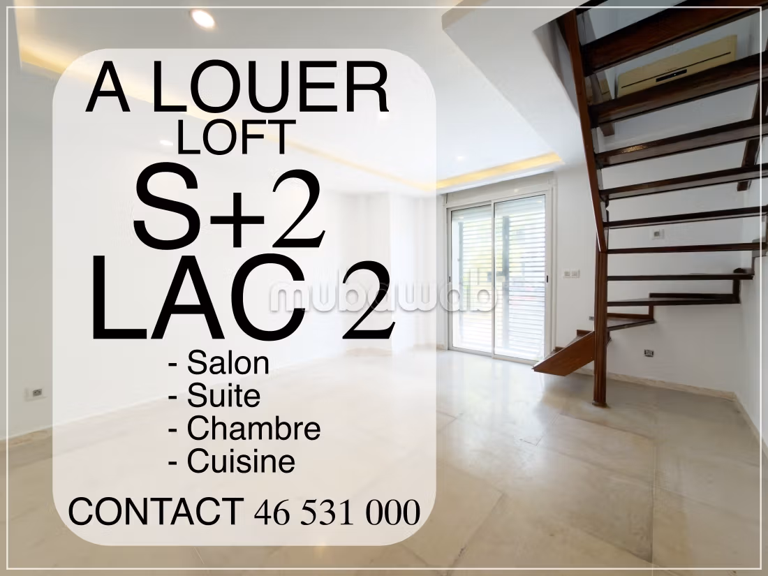 A louer un loft en s2 au lac 2
