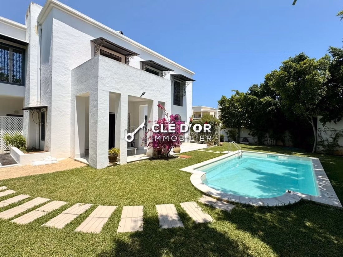 Villa Haut standing avec piscine à louer à Gammart