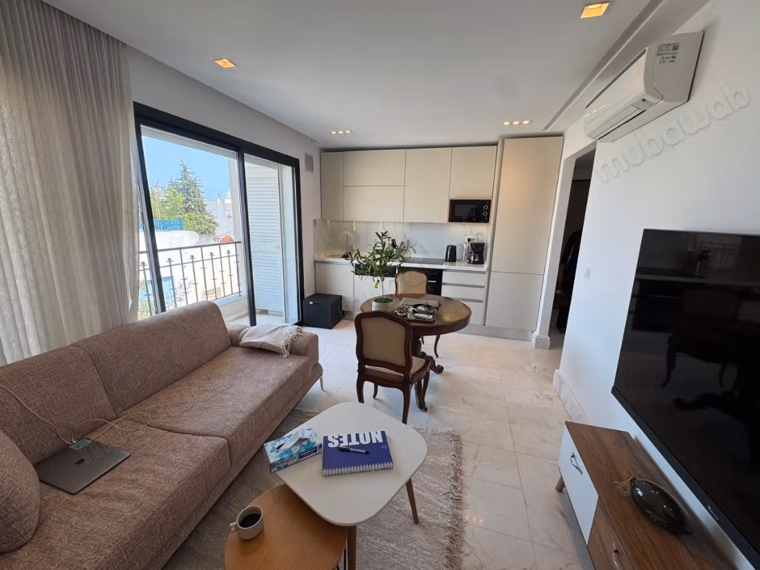 A louer un appartement en s1 meuble a la marsa