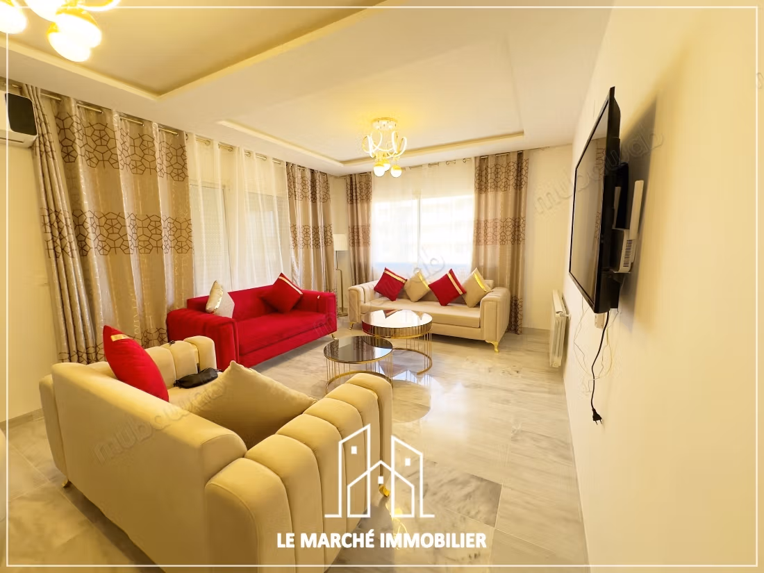 A vendre s2 avec terrasse jardin d el menzah 2