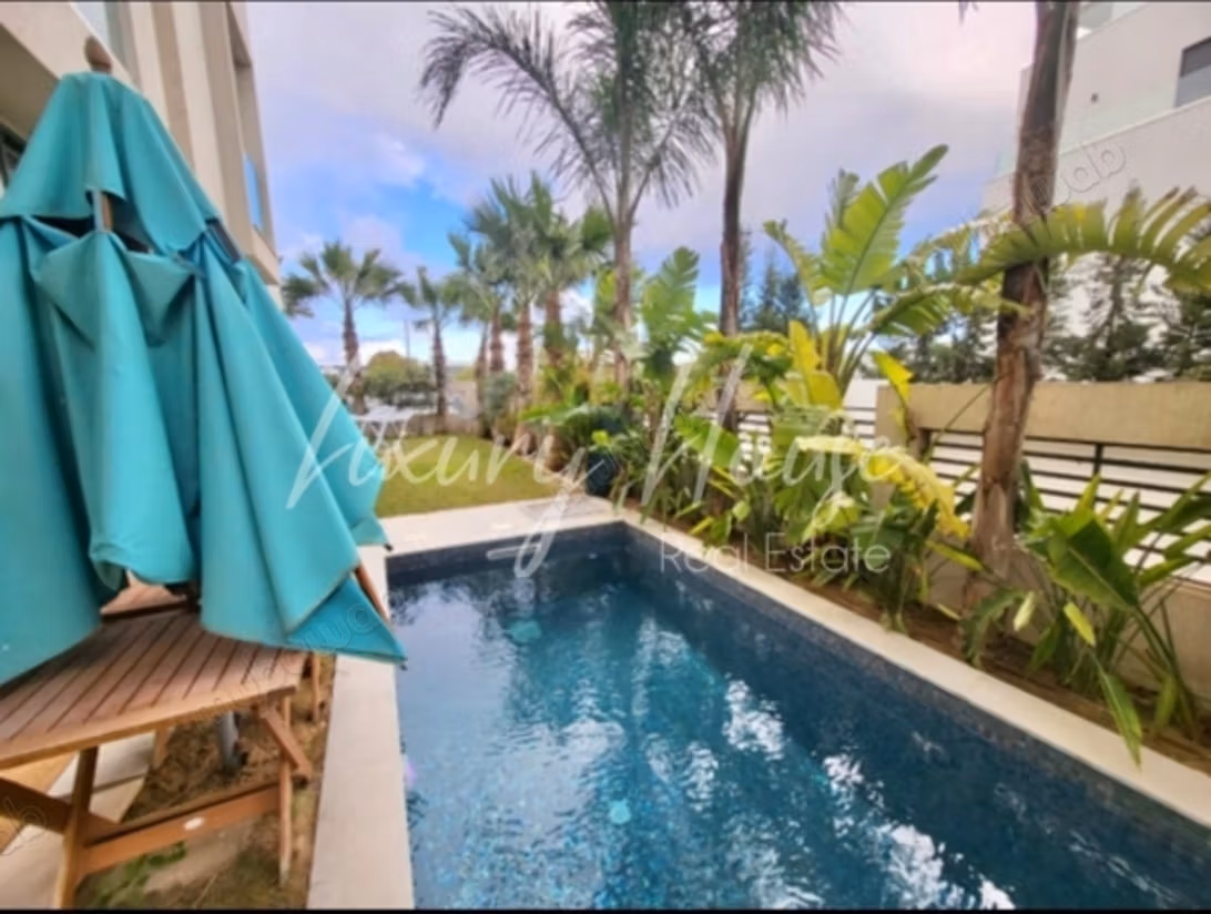 Appartement S4 meublé avec piscine et Jardin