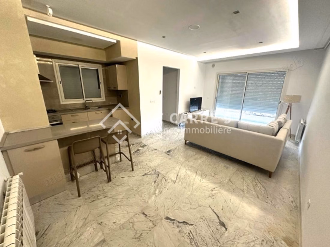 Un appartement s1 meublé à louer à Ain Zaghouan No