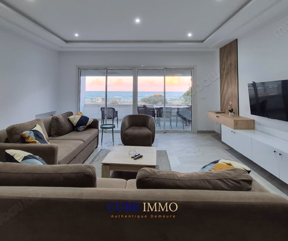 À louer – Appartement meublé avec vue sur mer