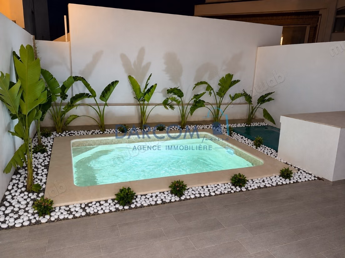 S1 neuf avec piscine à Chotrana 1 La Soukra