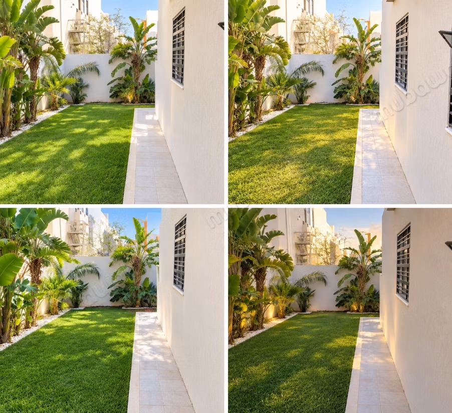 S2 avec jardin a louer aux jardins de carthage