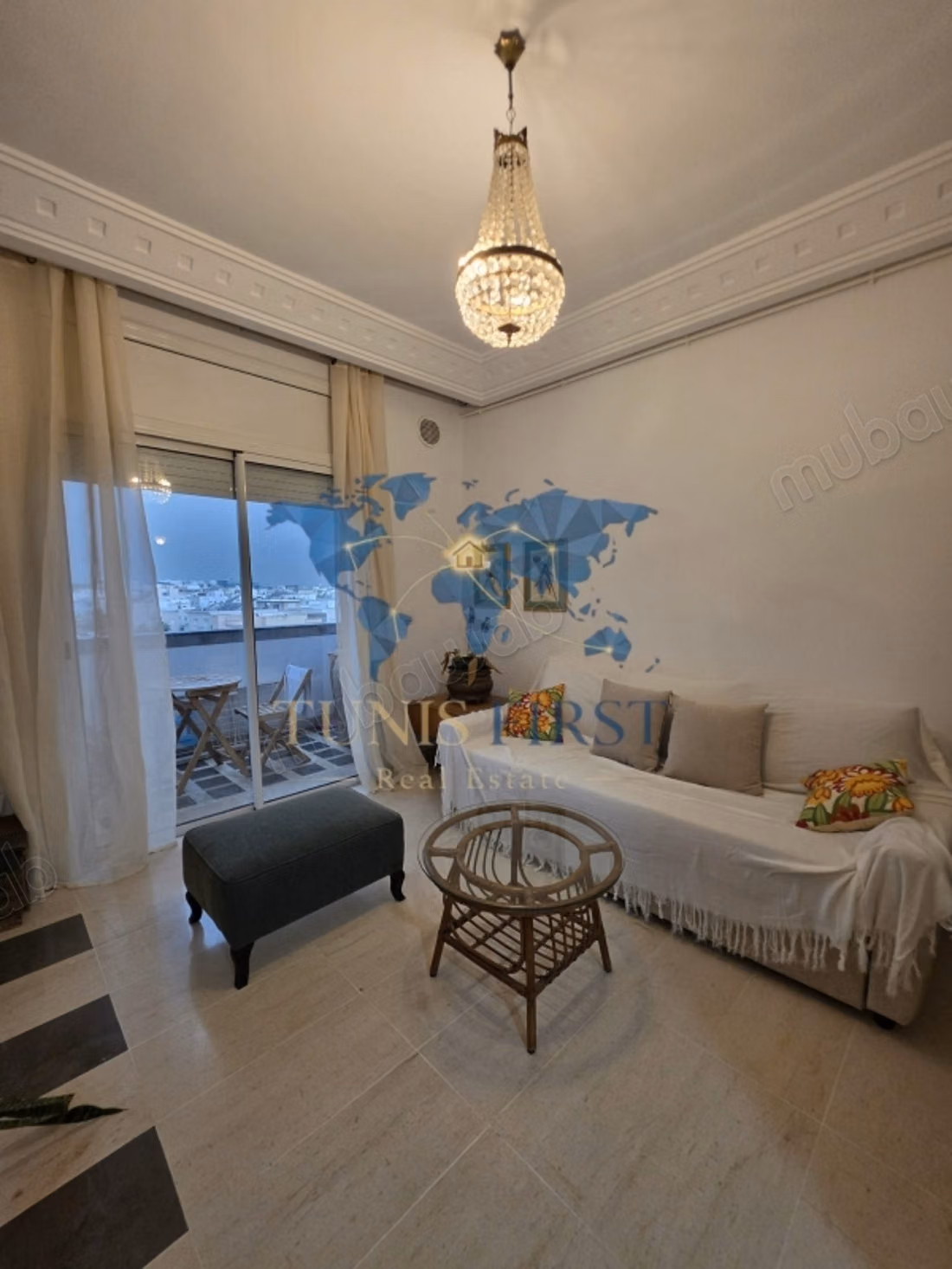A louer Appartement S1 Meublé aux Jardins de Carthage