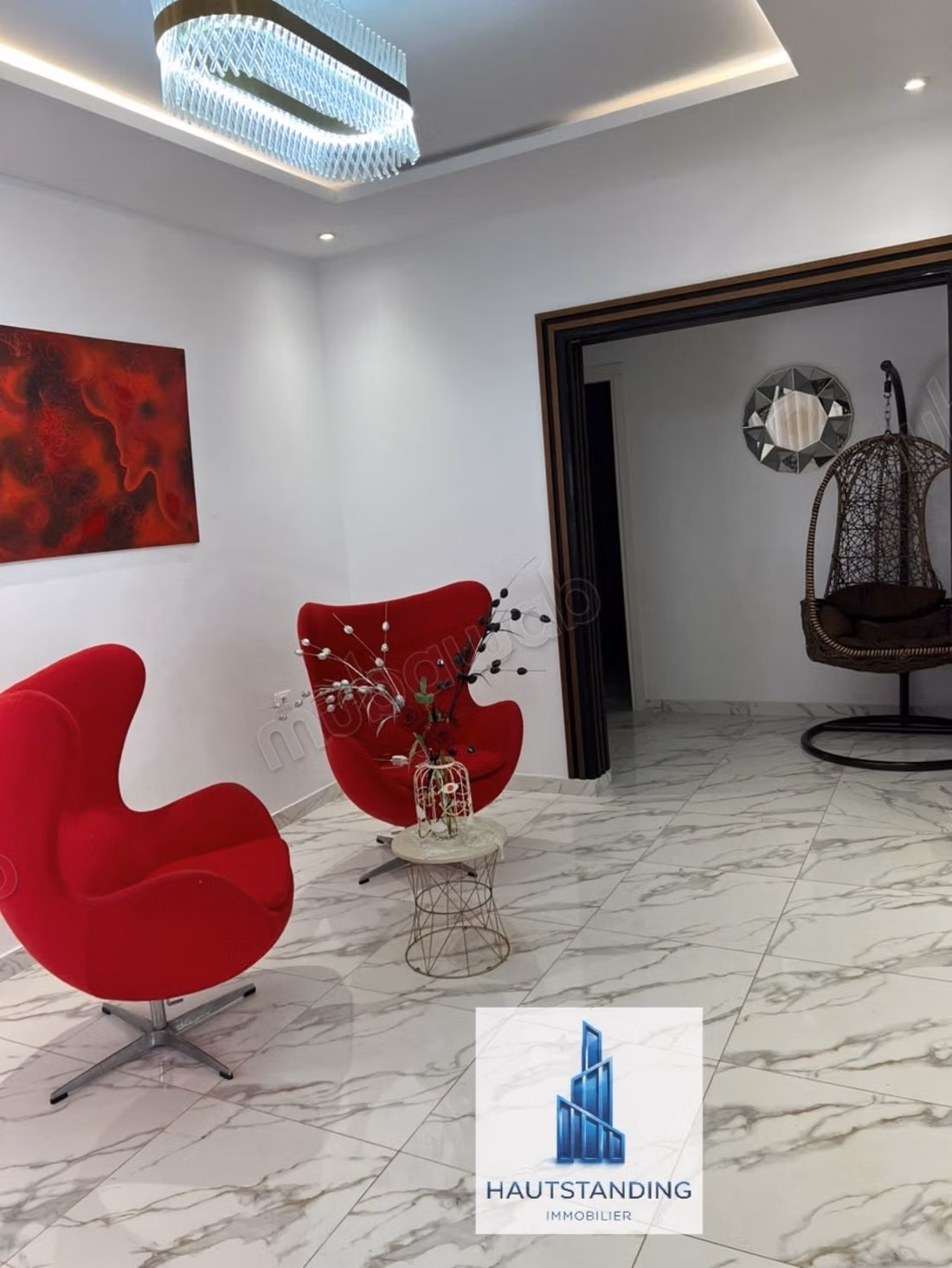 Superbe Appart moderne S4 à louer Khezema Sousse