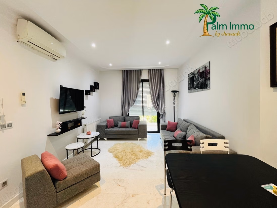 À Louer Appartement S2 Meublé à La Marsa Plage
