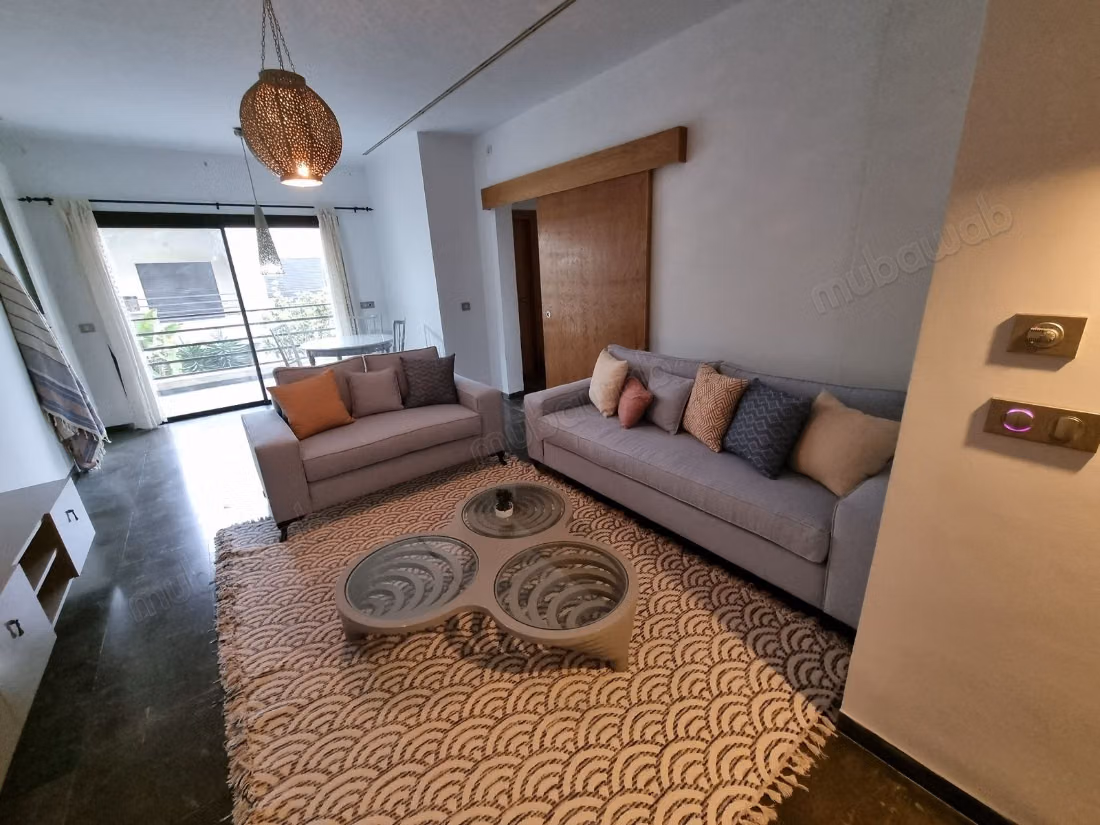 Location d'un appartement à Sidi Daoued. 2 chambres. Meublé