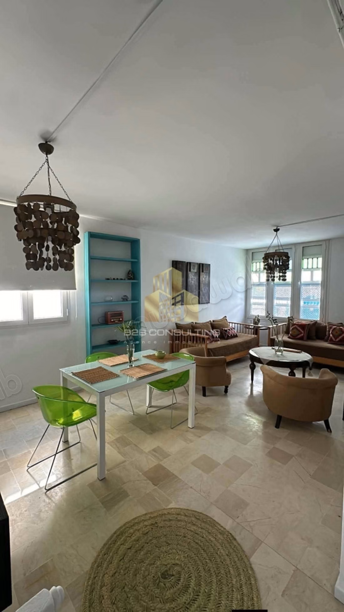 À louer un appartement s2 meublé à la marsa plage
